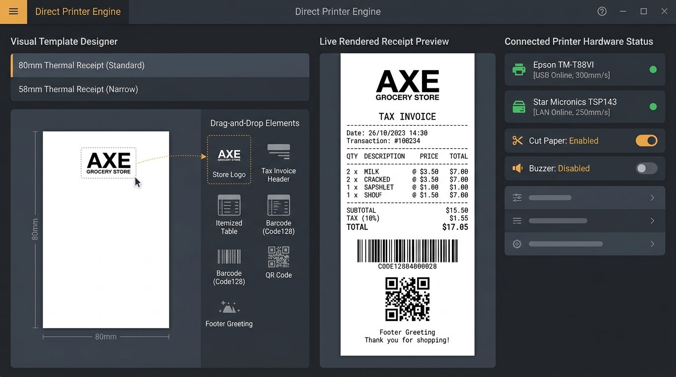 Thermal Esc/POS Direct Printer Engine Preview