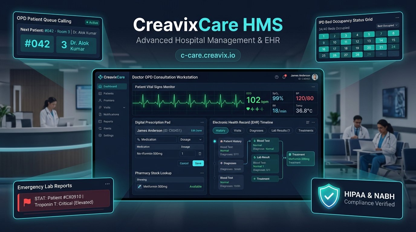 CreavixCare Hospital Suite Preview